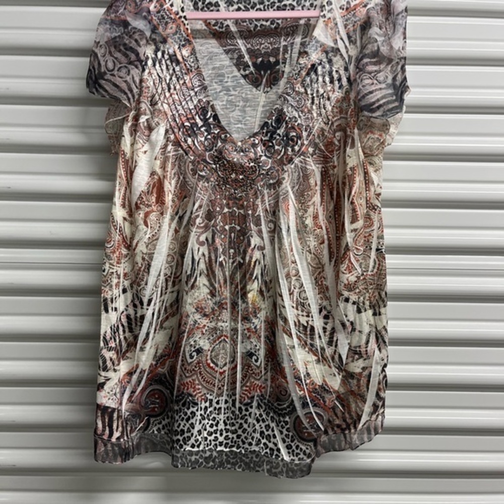Apt. 9 Women's Multicolor Patterned Top